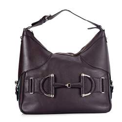 1:1 Gucci 247602 Gucci Heritage Medium Hob Bags-Coffee Leather